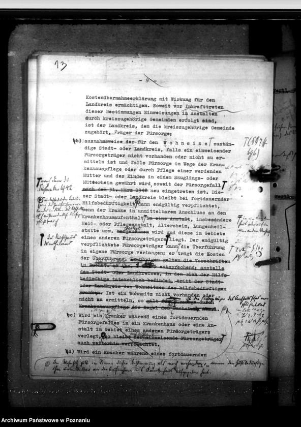 Obraz 17 z jednostki "Vorläufige Handhabung der öffentlichen Fürsorge"