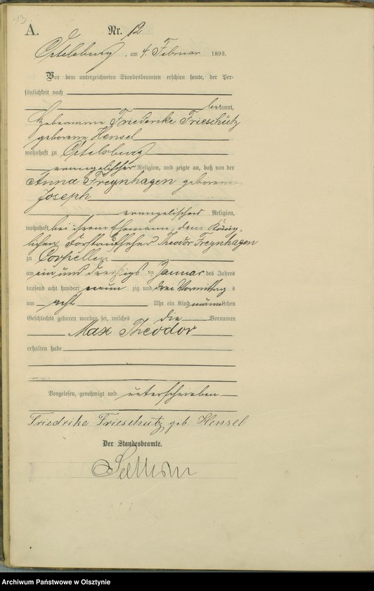 image.from.unit.number "Geburts-Haupt-Register Nr 1 - 96"