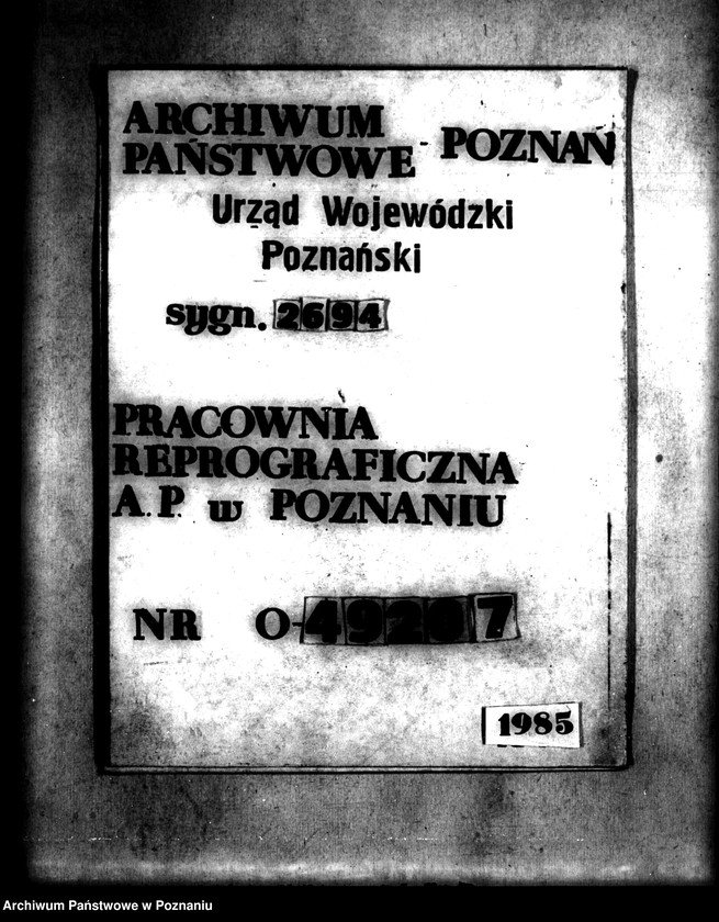 Obraz 1 z jednostki "Projekt parcelacyjny majątku Sieroszewice i Rosoczyce powiatu ostrowskiego"