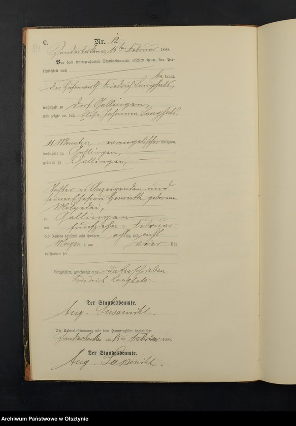 image.from.unit.number "Sterbe-Neben-Register Nr 1 - 85"