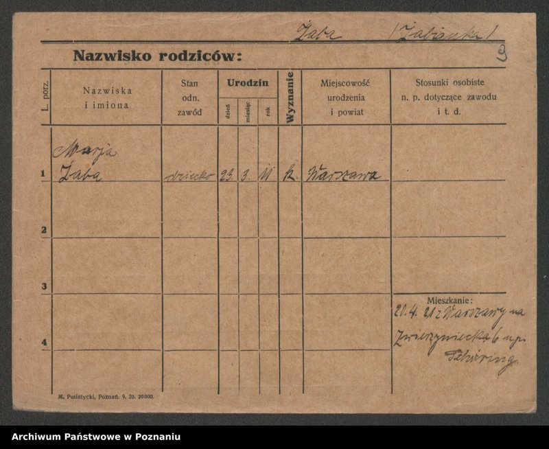 Obraz 11 z jednostki "Ząb - Zagalewski"