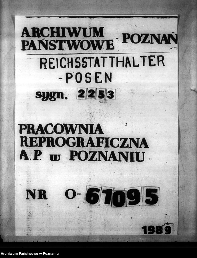 Obraz 1 z jednostki "Familienunterhalt. Zusammenstellungen des Regierungspräsidenten Hohensalza - Inowrocław"