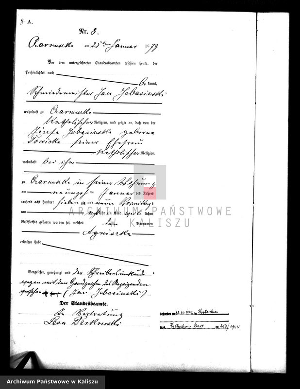 Obraz 11 z jednostki "[Księga urodzeń]"
