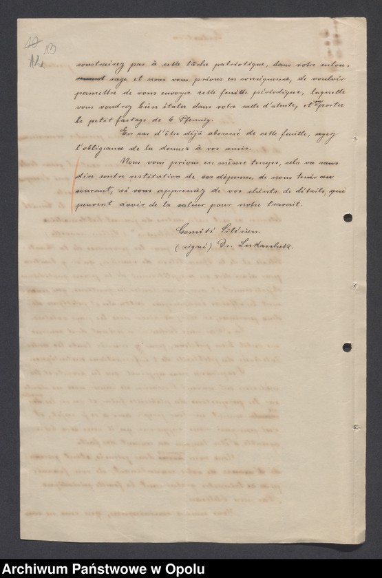 Obraz 15 z jednostki "/Propagande/Plakaty, odezwy, ulotki, afisze, broszury propagandowe różnych organizacji do mieszkańców Górnego Śląska, tłumaczenia w języku francuskim/"