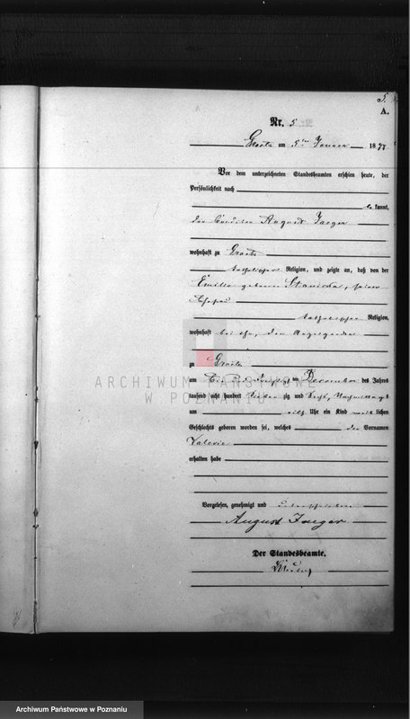 Obraz 6 z jednostki "Księga urodzeń"