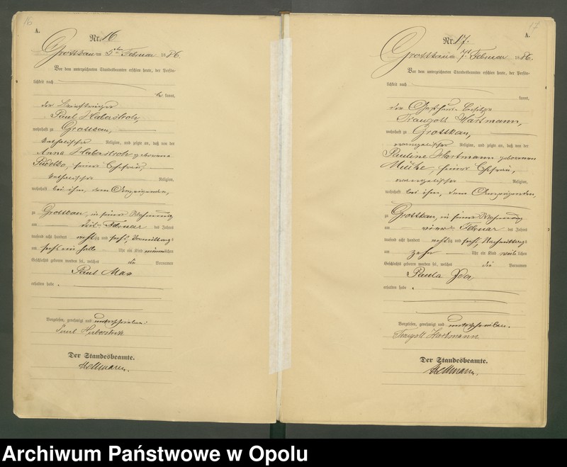 image.from.unit.number "Księga Urodzeń (pierwopis) U.S.C. Grodków 1886 rok"