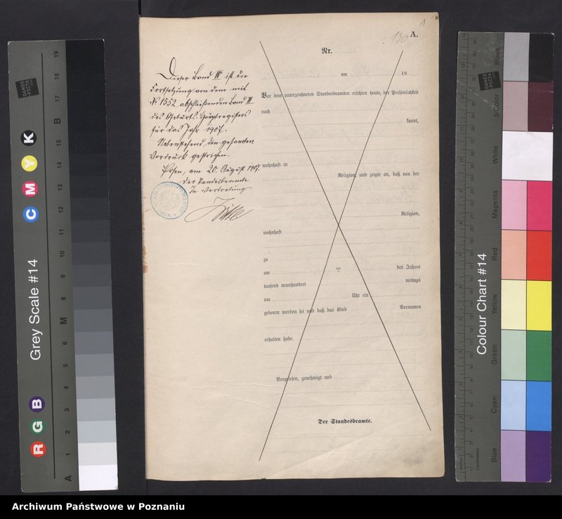 Obraz 3 z jednostki "Księga miejscowa urodzeń tom IV [Rejestr główny urodzeń]"