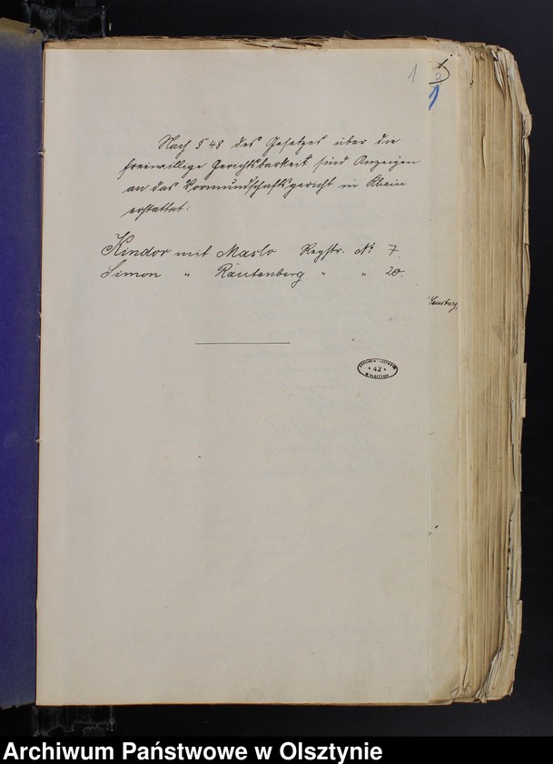 image.from.unit.number "Beläge zum Heirathsregister"