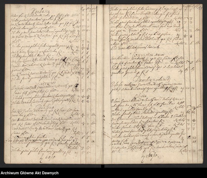 image.from.unit.number "Rozliczenie pogłównego i poboru z 1664 r. - czy to 150, czy 151?."