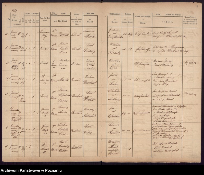 Obraz 4 z jednostki "[Akta urodzeń i chrztów, zgonów, ślubów]"