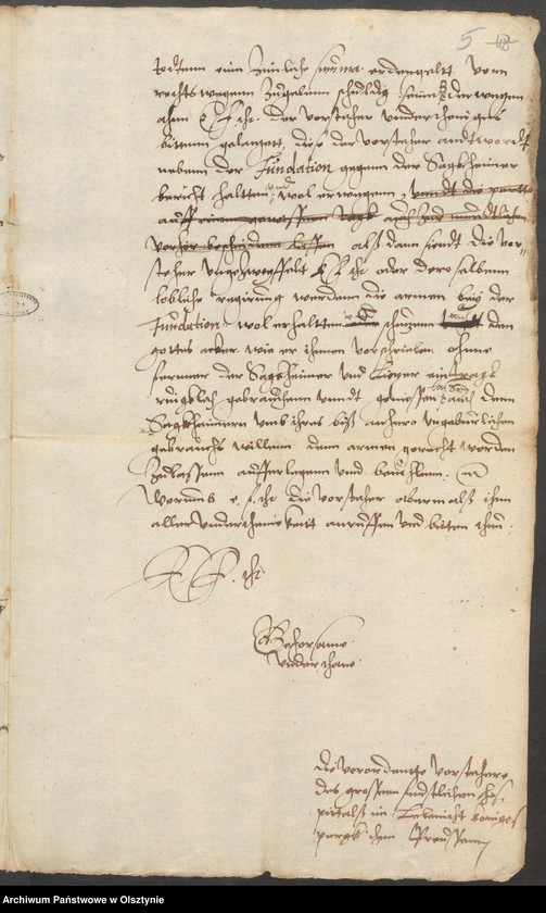 image.from.unit.number "Denunciationenen wegen Delicte u. [und] einer Anstellung in der Franz refor. [reformierte] Kirche"