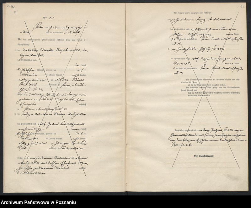 Obraz 17 z jednostki "Księga miejscowa małżeństw"