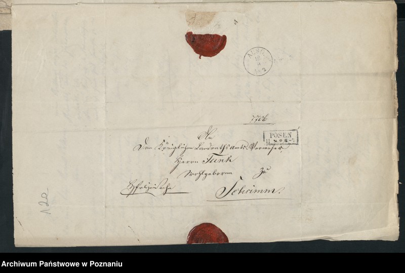 Obraz 18 z jednostki "A. betr. Franz Cramer, stud. theol. et phil. aus Posen zeitweilig beim Gutsbesitzer Xaver von Zakrzewski in Ciechowo"