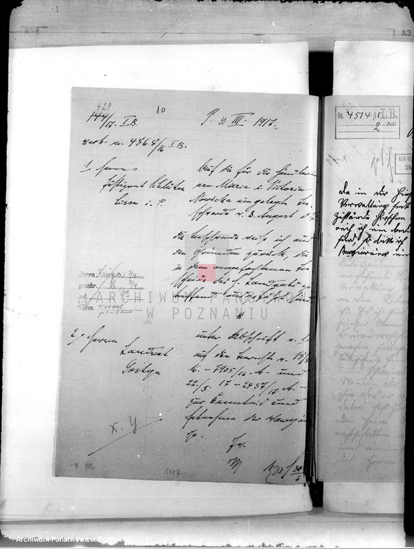 Obraz 14 z jednostki "Die Verwaltung der Stadt Punitz /Poniec/"