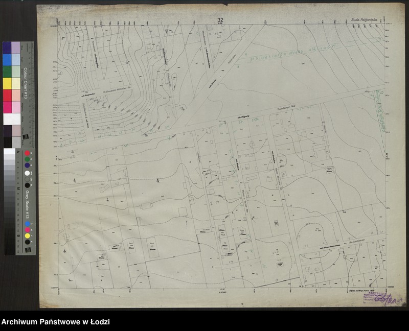 Obraz 1 z jednostki "Plan miasta Rudy Pabianickiej Sekcja 32"
