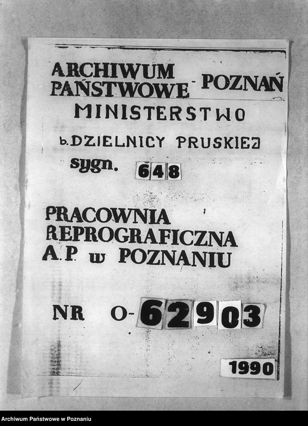 Obraz 1 z jednostki "Deleg. Departamentu Rolnictwa i D. Państw. Rybołówstwo"