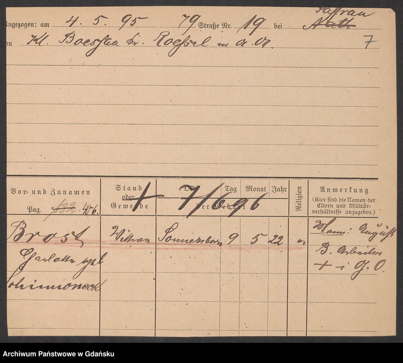 image.from.unit.number "Karty meldunkowe: Bross - Brünnert"