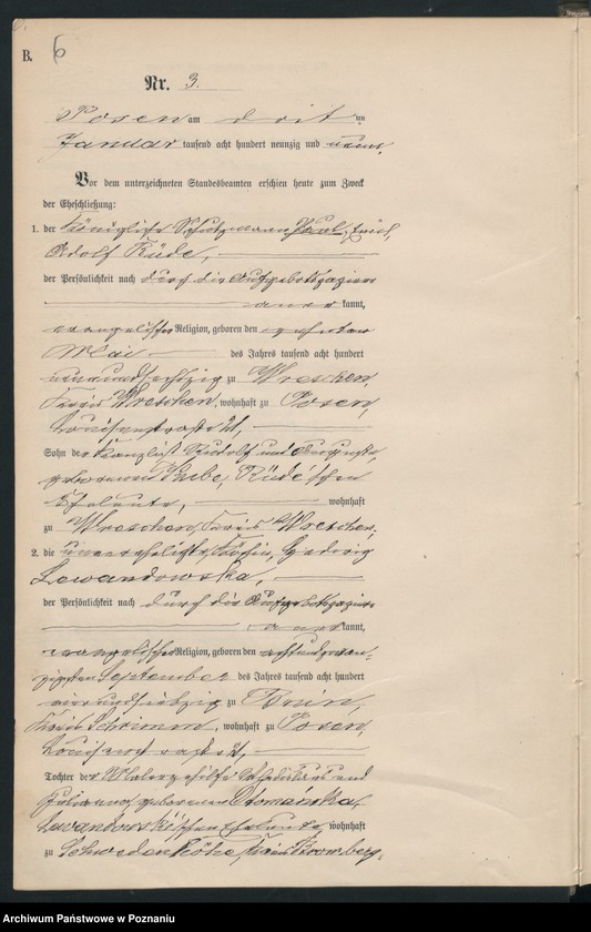 Obraz 8 z jednostki "Księga małżeństw t. I"