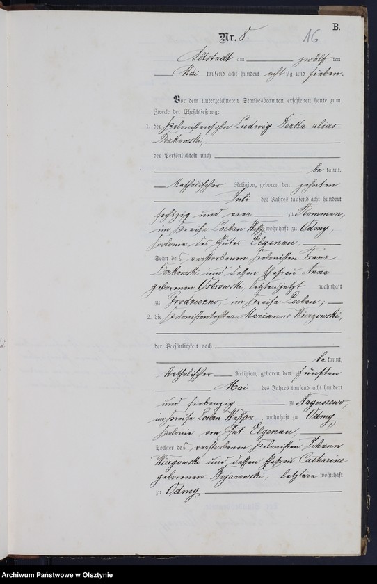 image.from.unit.number "Heiraths-Neben-Register Nr 1 - 16"