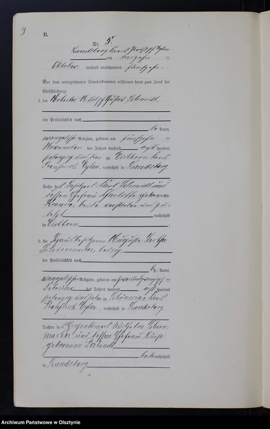image.from.unit.number "Heiraths-Neben-Register Nr 1 -11 [ Księga małżeństw- wtóropis ]"