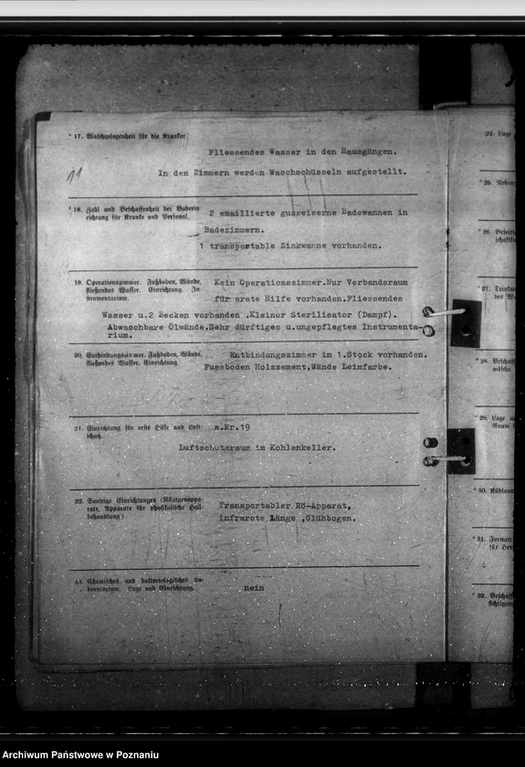 Obraz 16 z jednostki "Krankenhausplanung - Regierungsbezirk Posen"