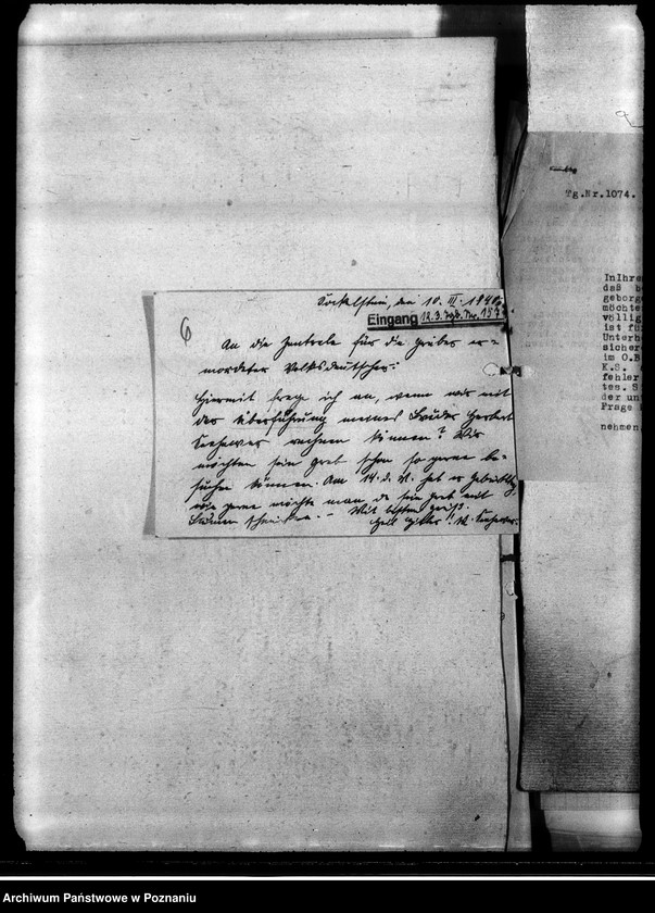 Obraz 10 z jednostki "Korespondencja w sprawie miejscowych Niemców, którzy zginęli w 1939 roku S - Z"