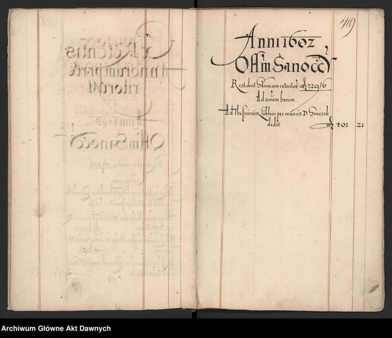 image.from.unit.number "Rachunki dotyczące rozmaitych dochodów publicznych oraz wydatki z lat 1598-1616 przedłożone na sejmie do zatwierdzenia."