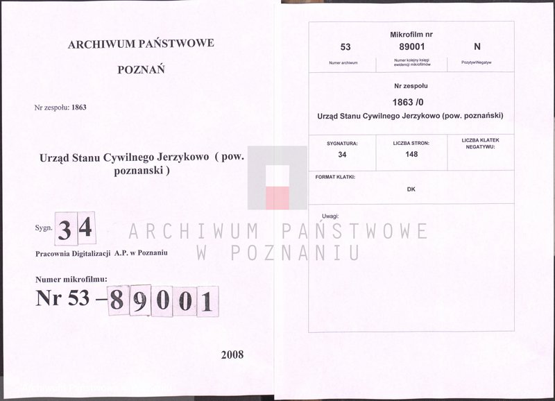 Obraz 1 z jednostki "Księga urodzeń"
