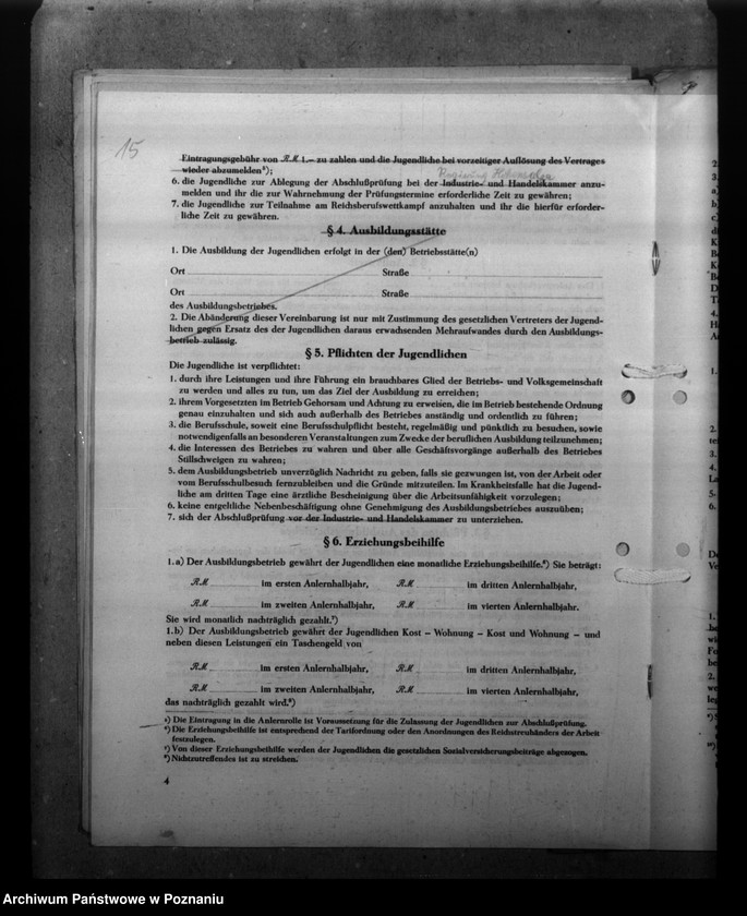 Obraz 19 z jednostki "Ausbildung von Dienstanfängern, Lehrligen und Bürogehilfinnen"