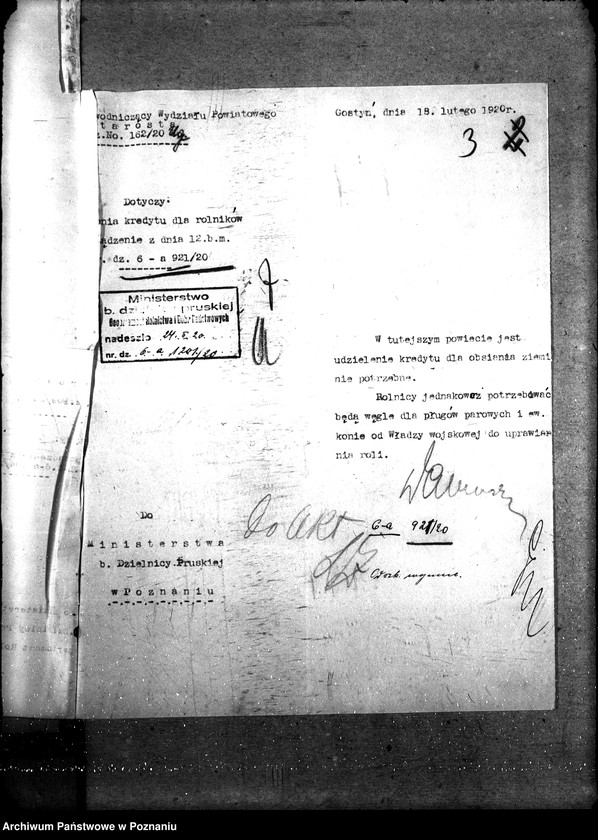 Obraz 7 z jednostki "Sprawy szczegółowo-administracyjne Szkody wojenne p. Gostyń, Grodzisk"