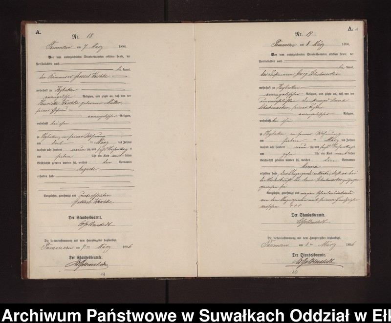 image.from.unit.number "Geburts-Neben-Register des Preussischen Standes-Amtes Neuhoff Kreis Loetzen"