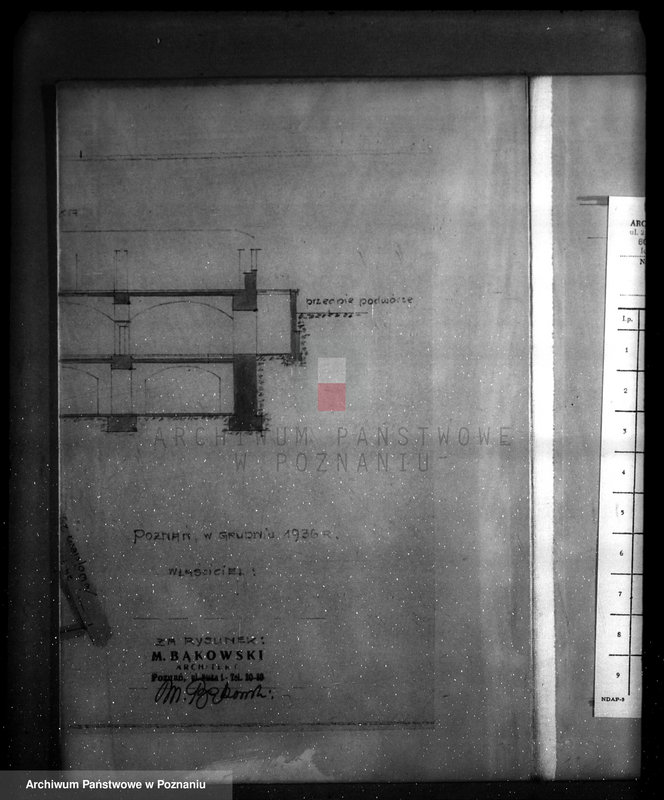 image.from.unit.number "/Artur Gaede Fabryka wódek i likierów Poznań św. Wojciecha 29, rozbudowa fabryki/ zatwierdzenie kotłowni"