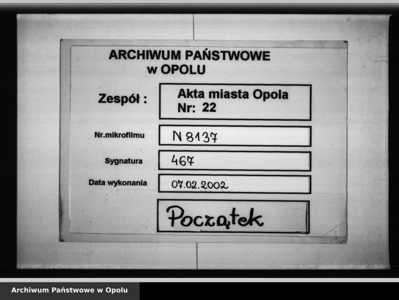 Obraz 1 z jednostki "Acta der Gemeinde zu Wilhelmsthal [Bolko] betreffend Gemeinde Angelegenheiten Vol. IV"