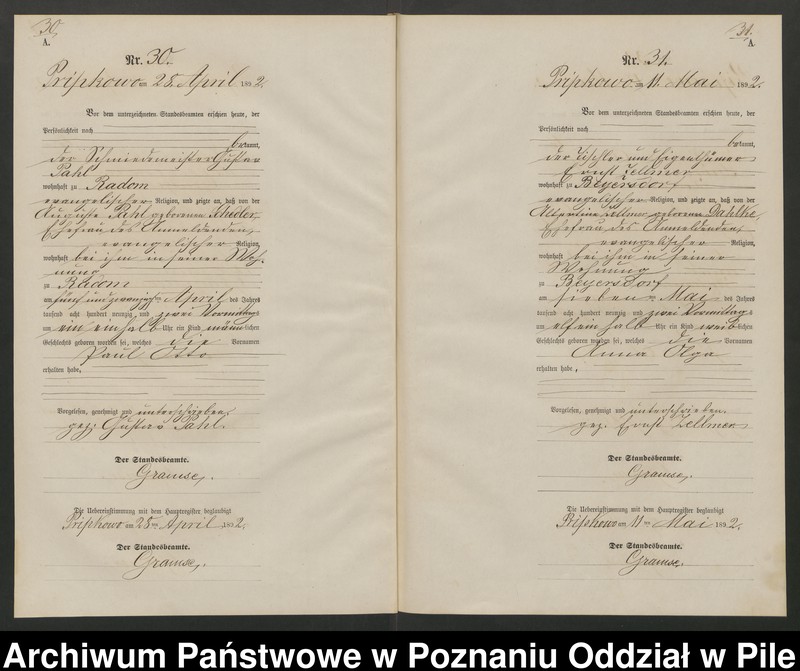 Obraz 18 z jednostki "Księga urodzeń"