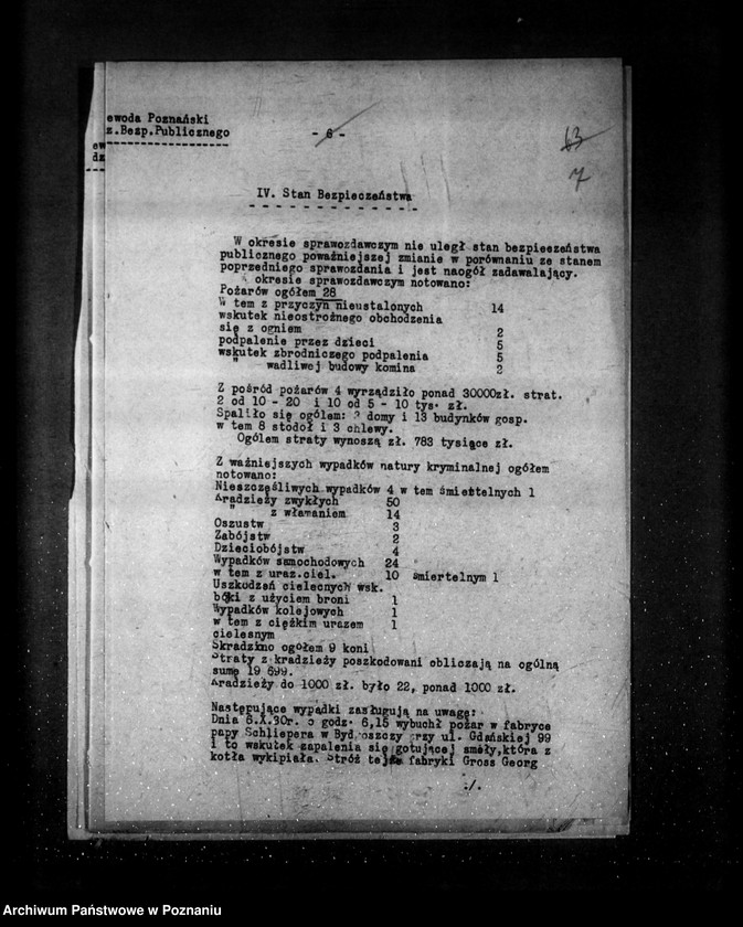 Obraz 11 z jednostki "Sprawozdania sytuacyjne tygodniowe za czas od 3 października do 31 października 1930 r. /nr 49-52/"