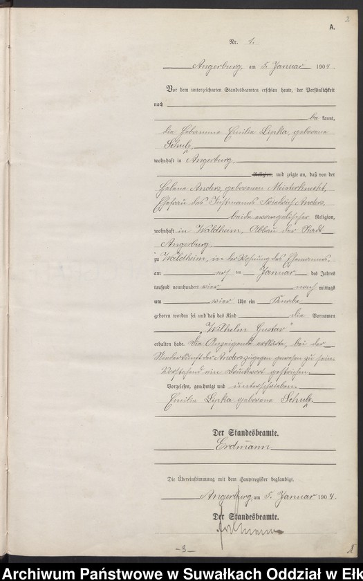 image.from.unit.number "Geburts-Neben-Register des Preussischen Standesamtes Angerburg Kreis Angerburg"