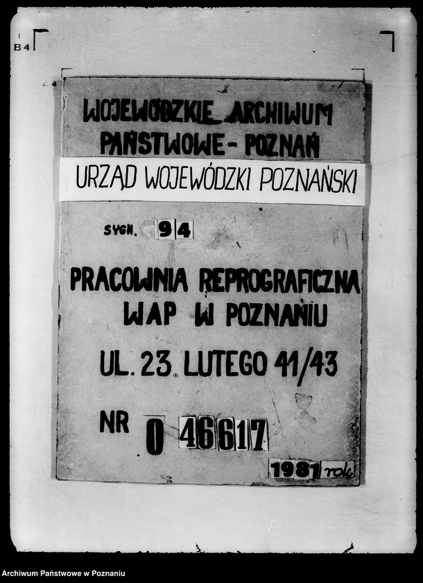 Obraz 1 z jednostki "Statut organizacyjny Urzędu Wojewódzkiego Poznańskiego z 1931 z późniejszymi poprawkami"