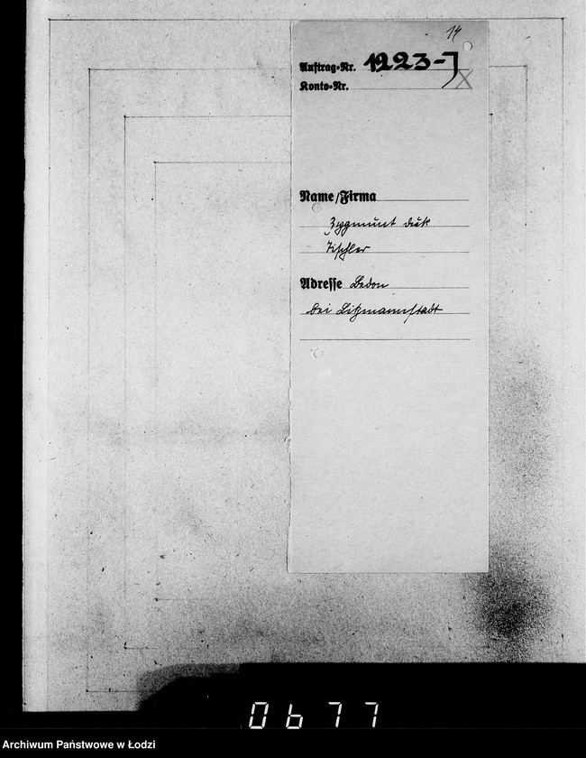 Obraz 18 z jednostki "J 1221-1240 [Wnioski Żydów z Getta o zwrot należności za pracę i towar wzięty na kredyt]"