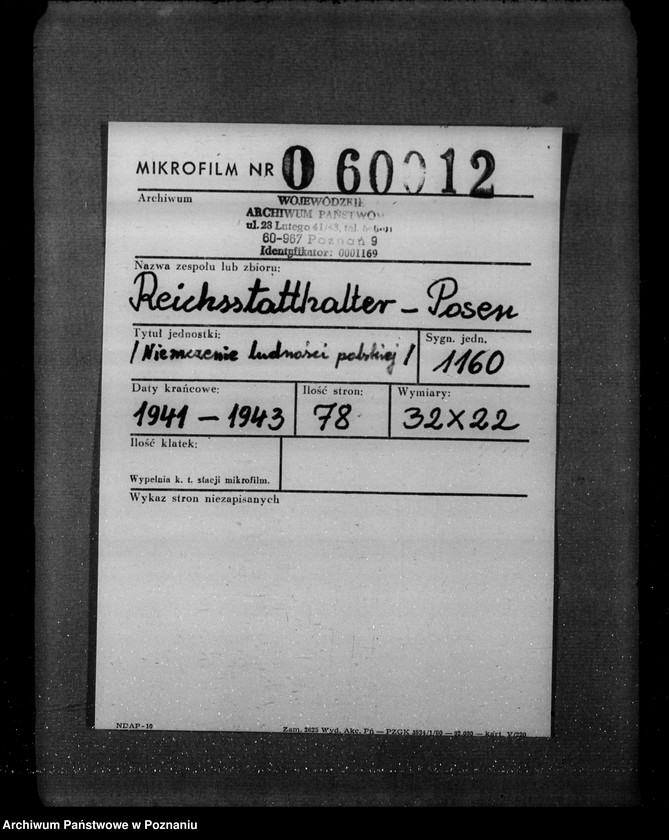 Obraz 2 z jednostki "Niemczenie ludności polskiej"