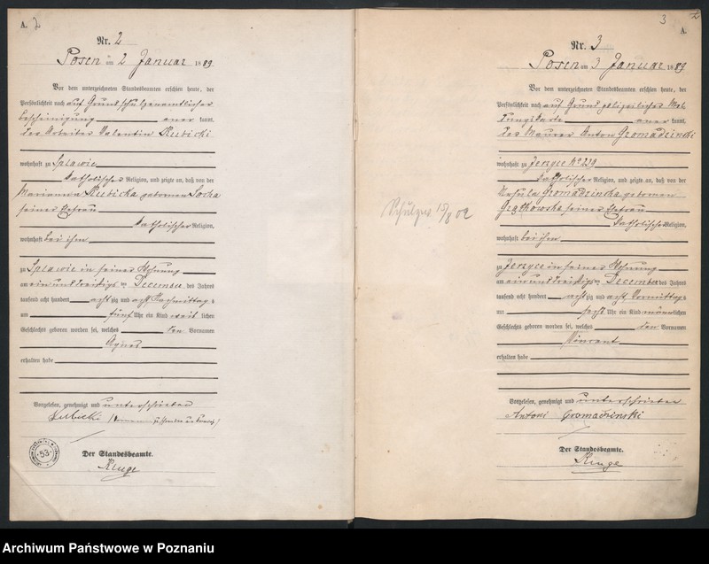 Obraz 5 z jednostki "Księga urodzeń t. I"