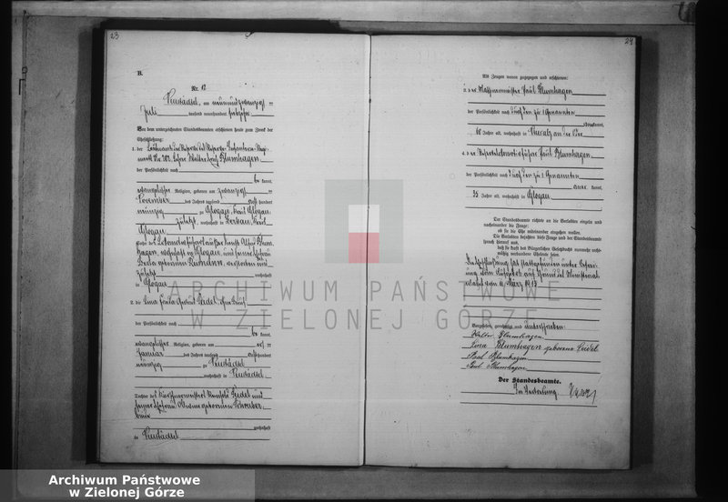 image.from.unit.number "Heirats-Haupt-Register 1917 No. 1 bis 24"