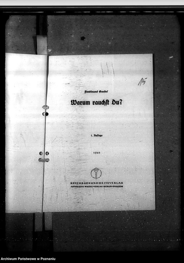 Obraz 19 z jednostki "Bekämpfung der Tabakgefahren"