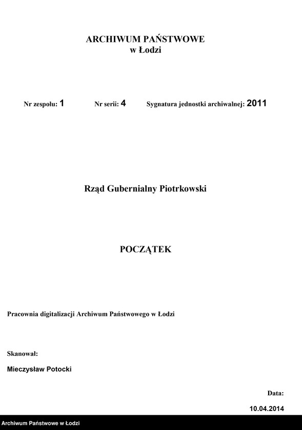 Obraz 2 z jednostki "O peredělkě okon˝ i dverej vo frontovom˝ domě Gugona Vulfsona raspoložennom˝ v˝ g[orode] Lodzi po Petrokovskoj ulicě pod˝ No 515"