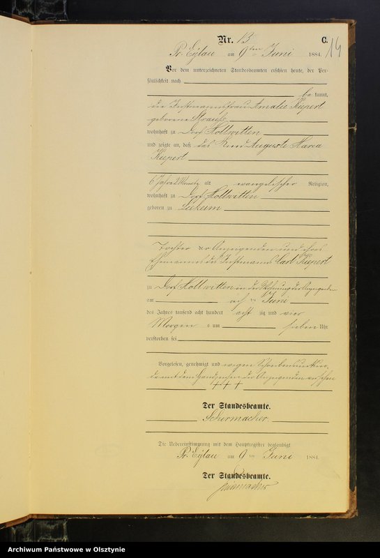 image.from.unit.number "Sterbe-Neben-Register Nr 1 - 27"