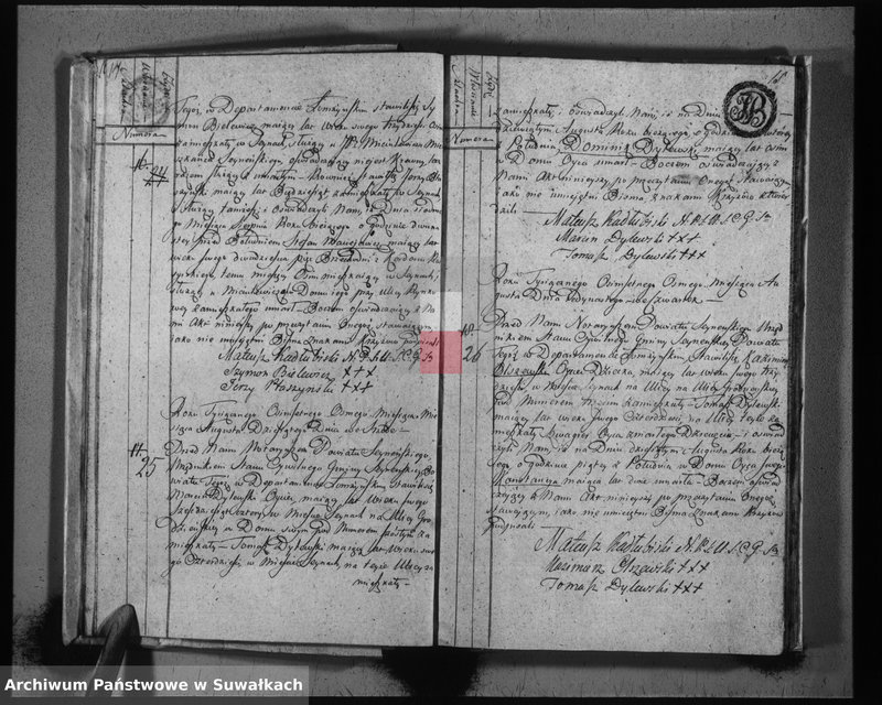 image.from.unit.number "Akta zejścia gminy seyneńskiey 1808"