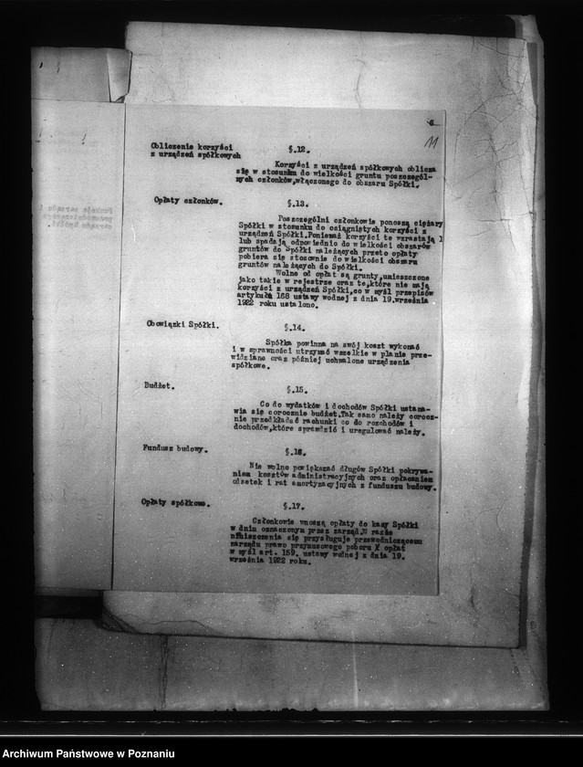 Obraz 14 z jednostki "Spółka drenarska w Targowej Górce powiatu średzkiego"