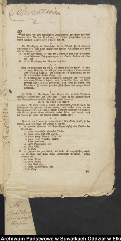 image.from.unit.number "Landes Verteidigungs Sachen vom Jahr 1813"