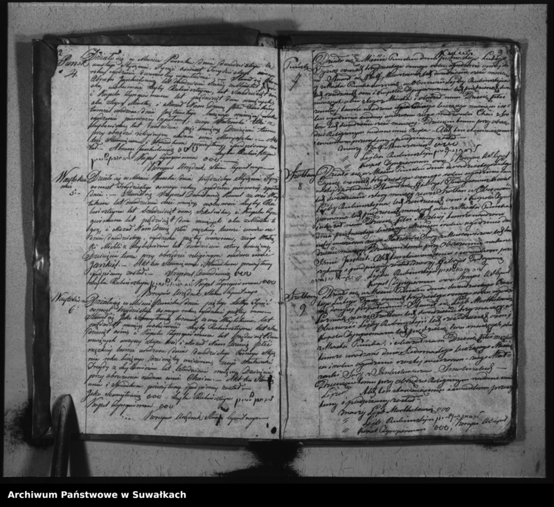 image.from.unit.number "Duplikat Aktów Urodzonych, Umarłych i Zaślubionych Urzędnika Stanu Cywilnego Wyznania Mojżeszowego Okręgu Puńsk z roku 1838."