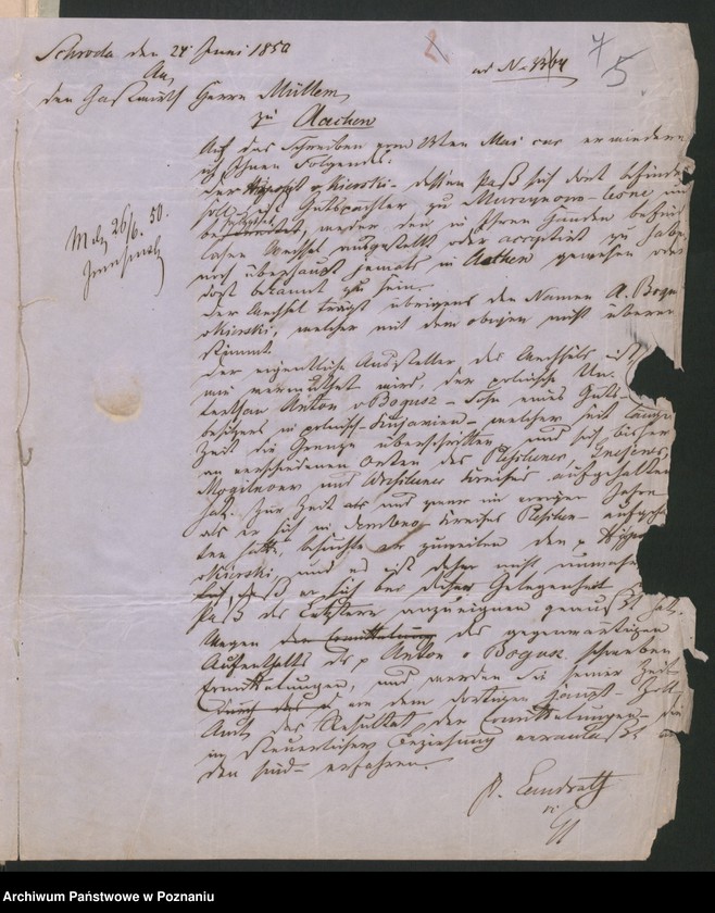 Obraz 10 z jednostki "A. betr. Anton Bogucz Gutspächter und seinen Bruder Alexander"