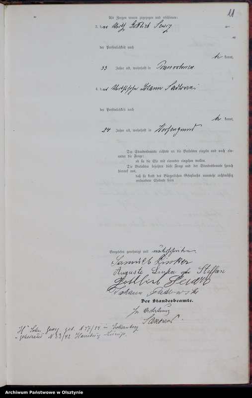 image.from.unit.number "Heiraths-Haupt-Register Nr 1 - 23"